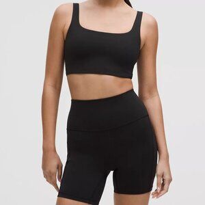 Lululemon Bend This Scoop and Square Bra Light Support, A-C Cups in Black